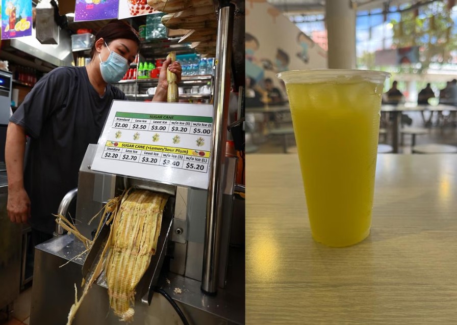 10种卖法任选 大杯甘蔗水卖16元